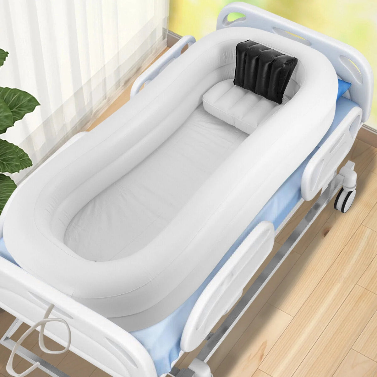 White PVC Inflatable Bathtub with Electric Air Pump E789