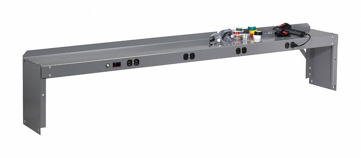 Med Grey Electrical Shelf Riser B1000