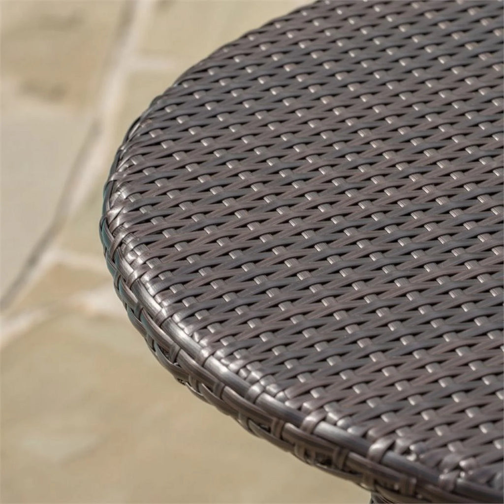 Round Wicker Patio Dining Table U806906