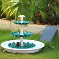3 Tiered Bird Bath with 3.5W Solar Pump L7046