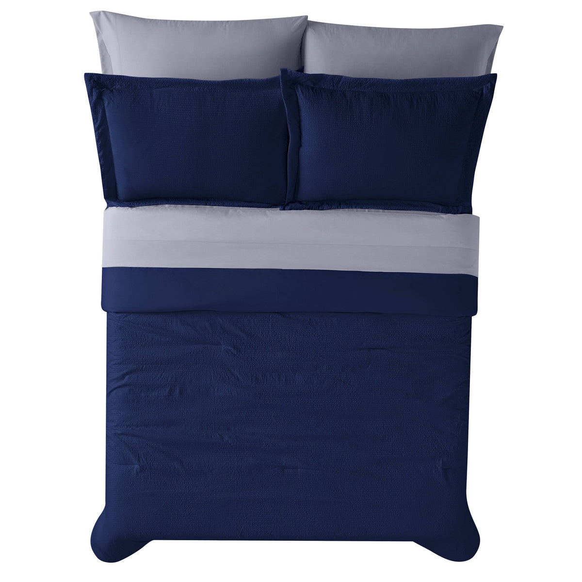 Grey Twin 5 Piece Bed in A Bag Q38113