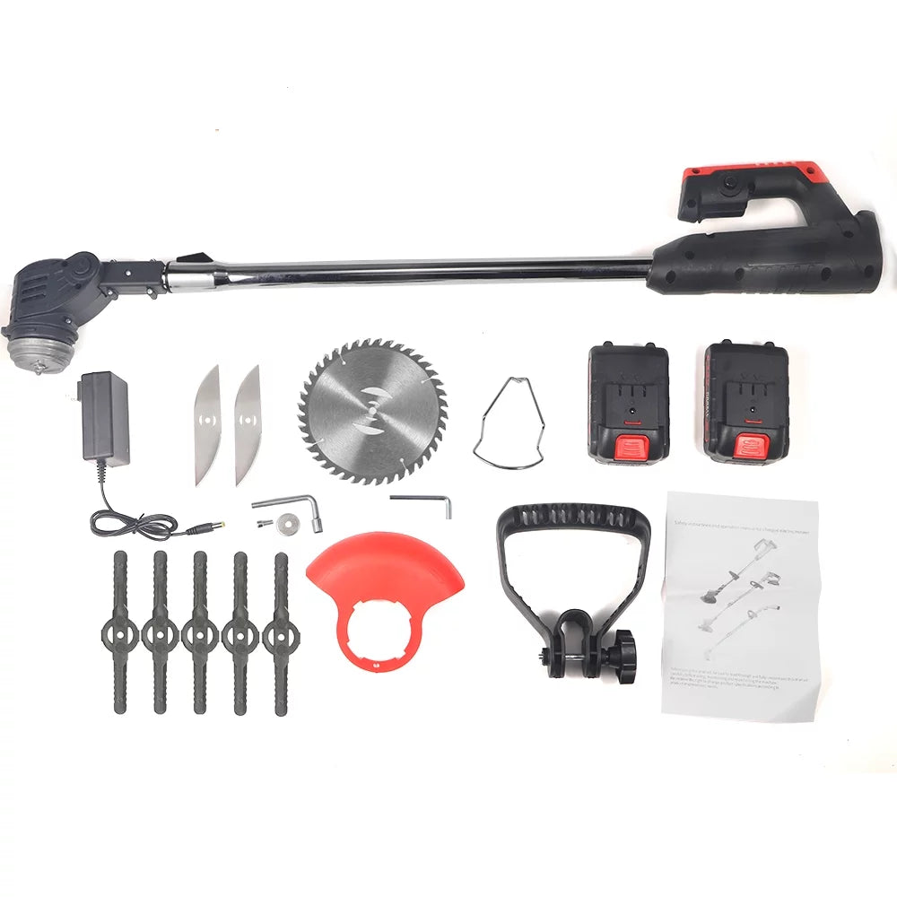 Cordless Electric Weed Eater Lawn Edger Grass String Trimmer U426