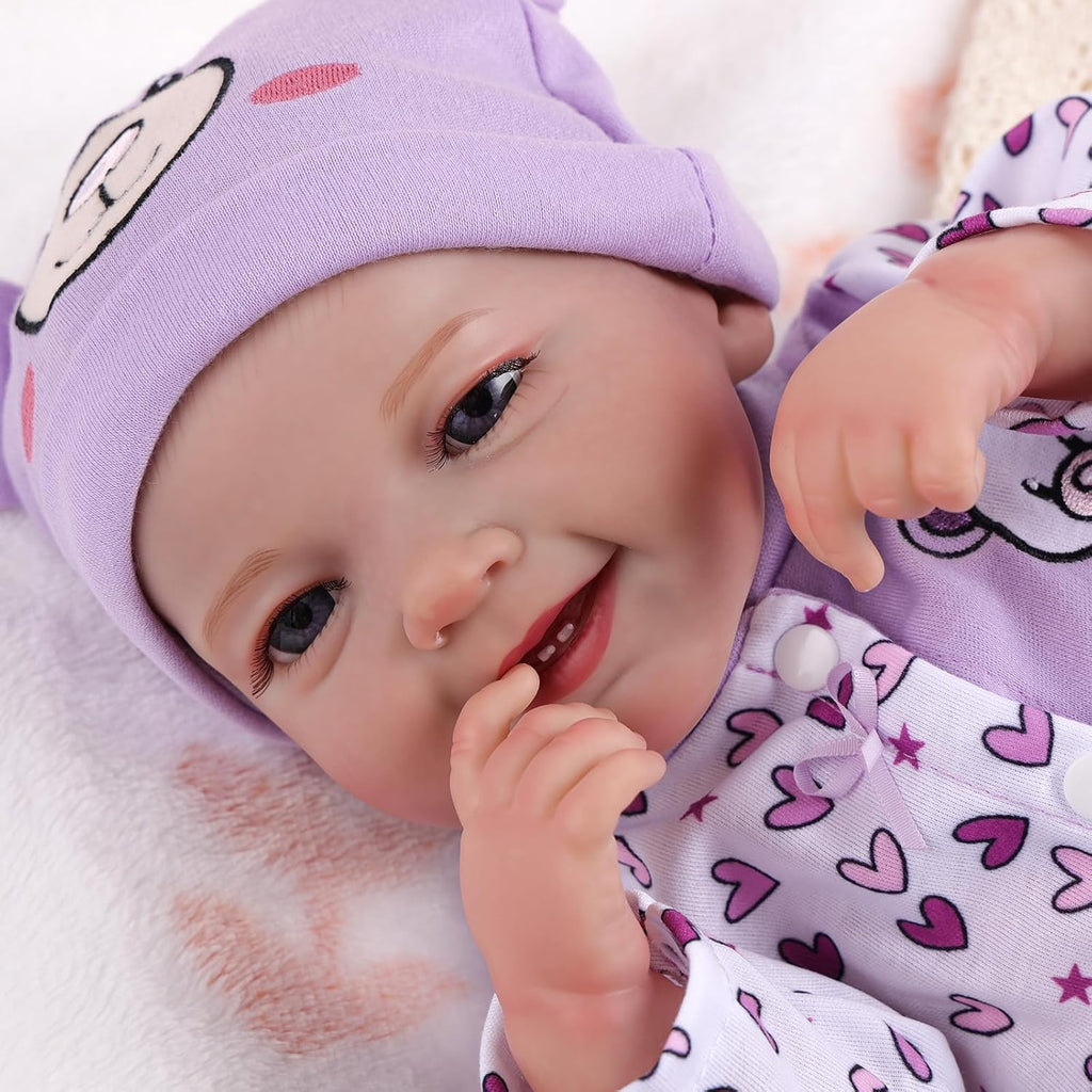20-Inch Lifelike Reborn Baby Dolls Soft Body Awake Girl M484