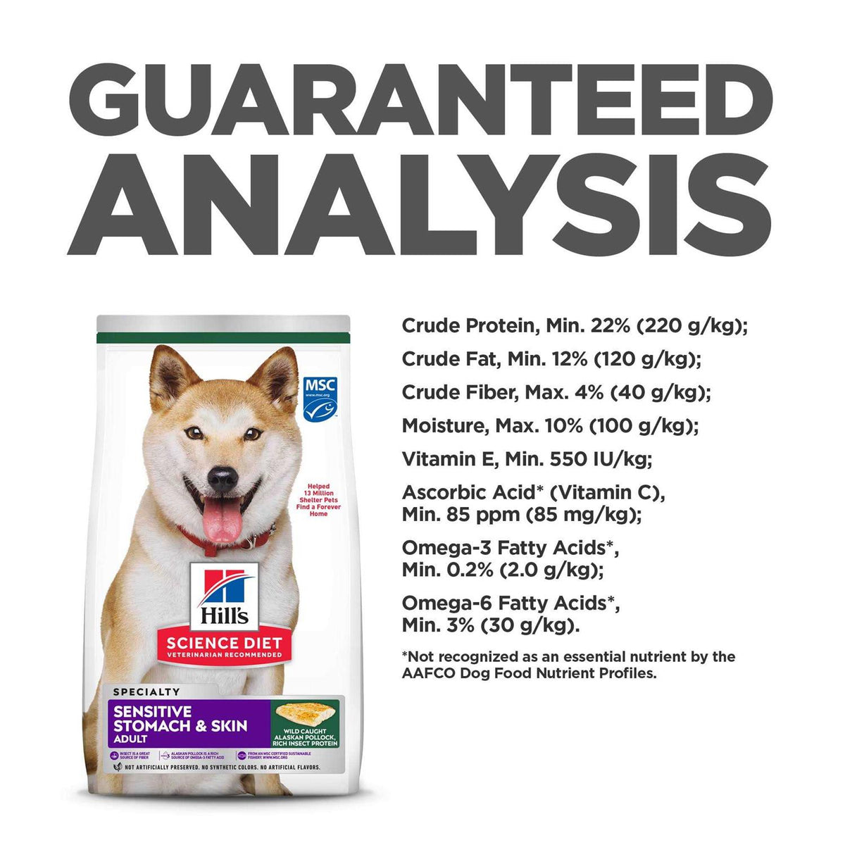 Adult Sensitive Stomach & Skin Pollock Meal M33738