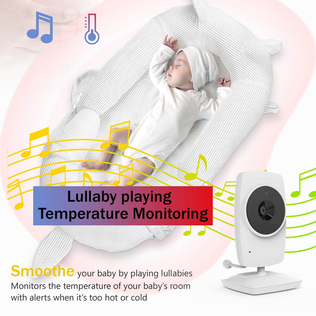 3.2 Video Baby Monitor with Camera A4692