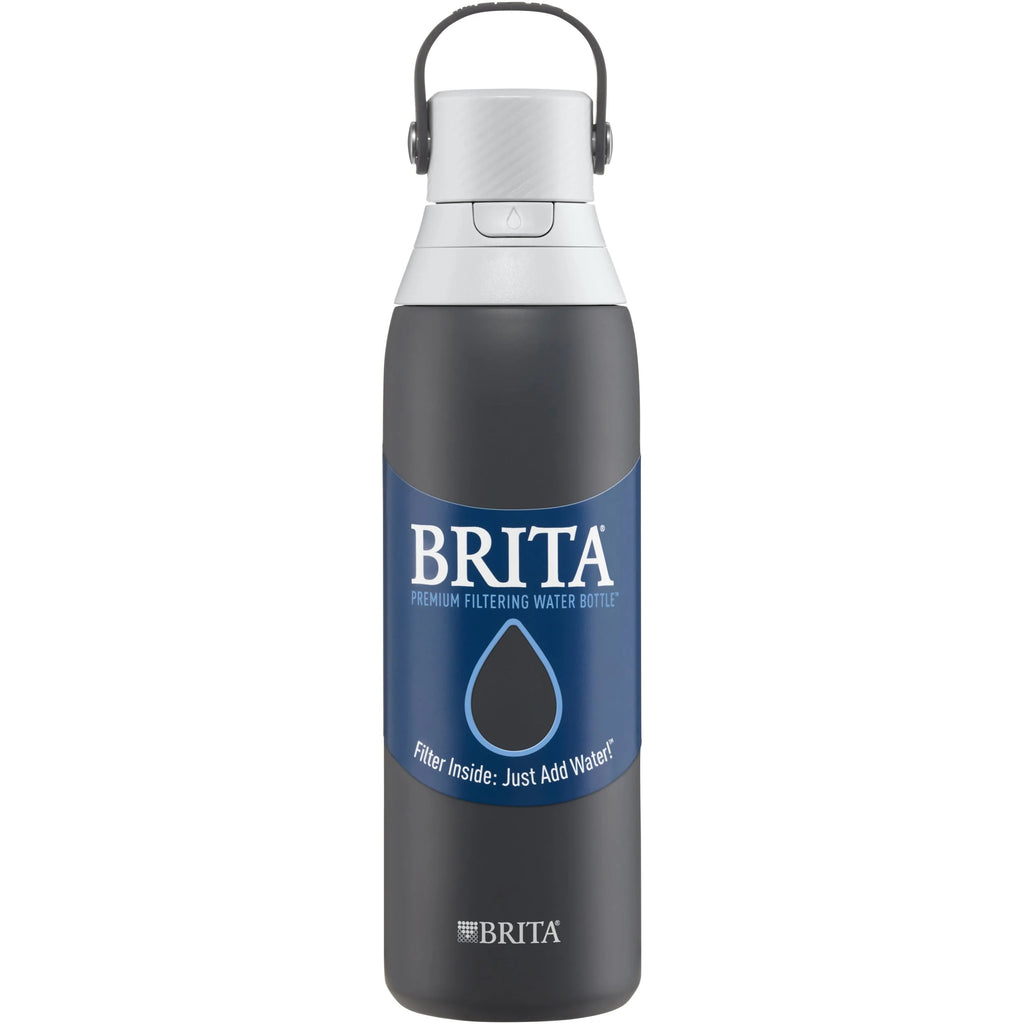 20 oz Stainless Steel Filtered Insulated Water Bottle with Straw G254731