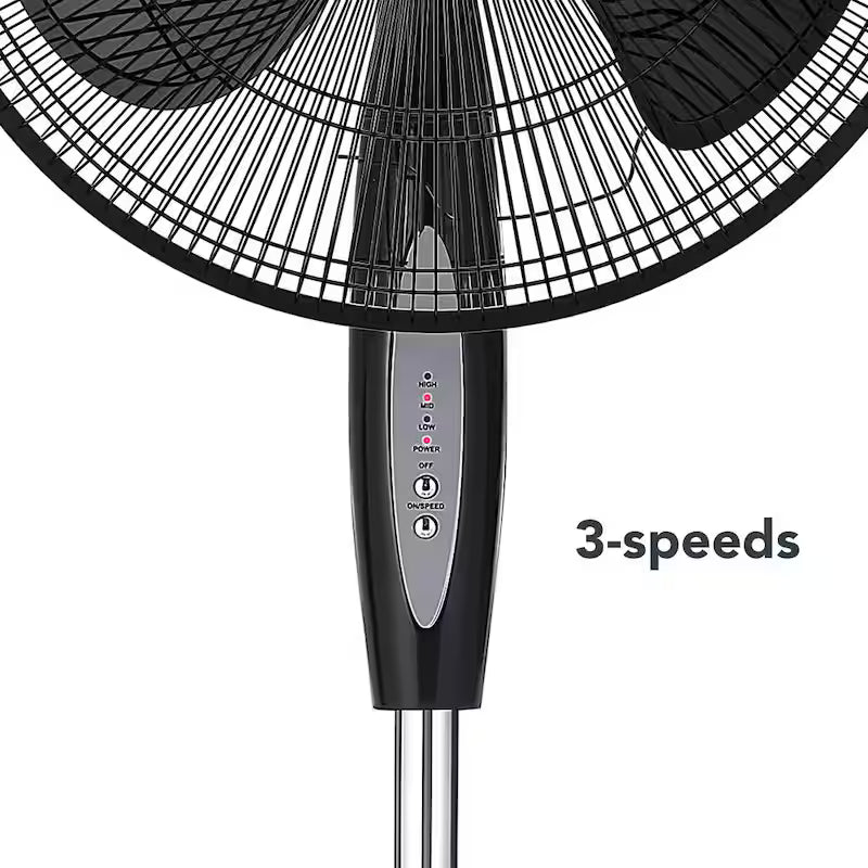 16 in. 3 Speed Oscillating Standing Fan J6480