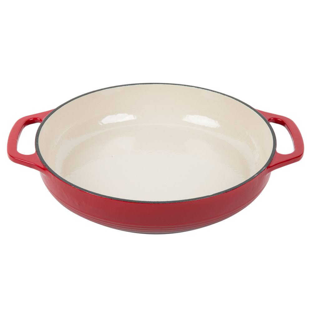 Cast Iron Casserole Dish 3.6 qt Red V257