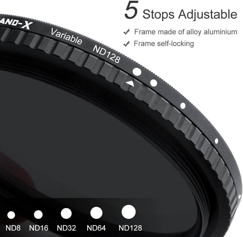 46mm Variable ND Filter ND8-ND128 3-7 Stop X731688