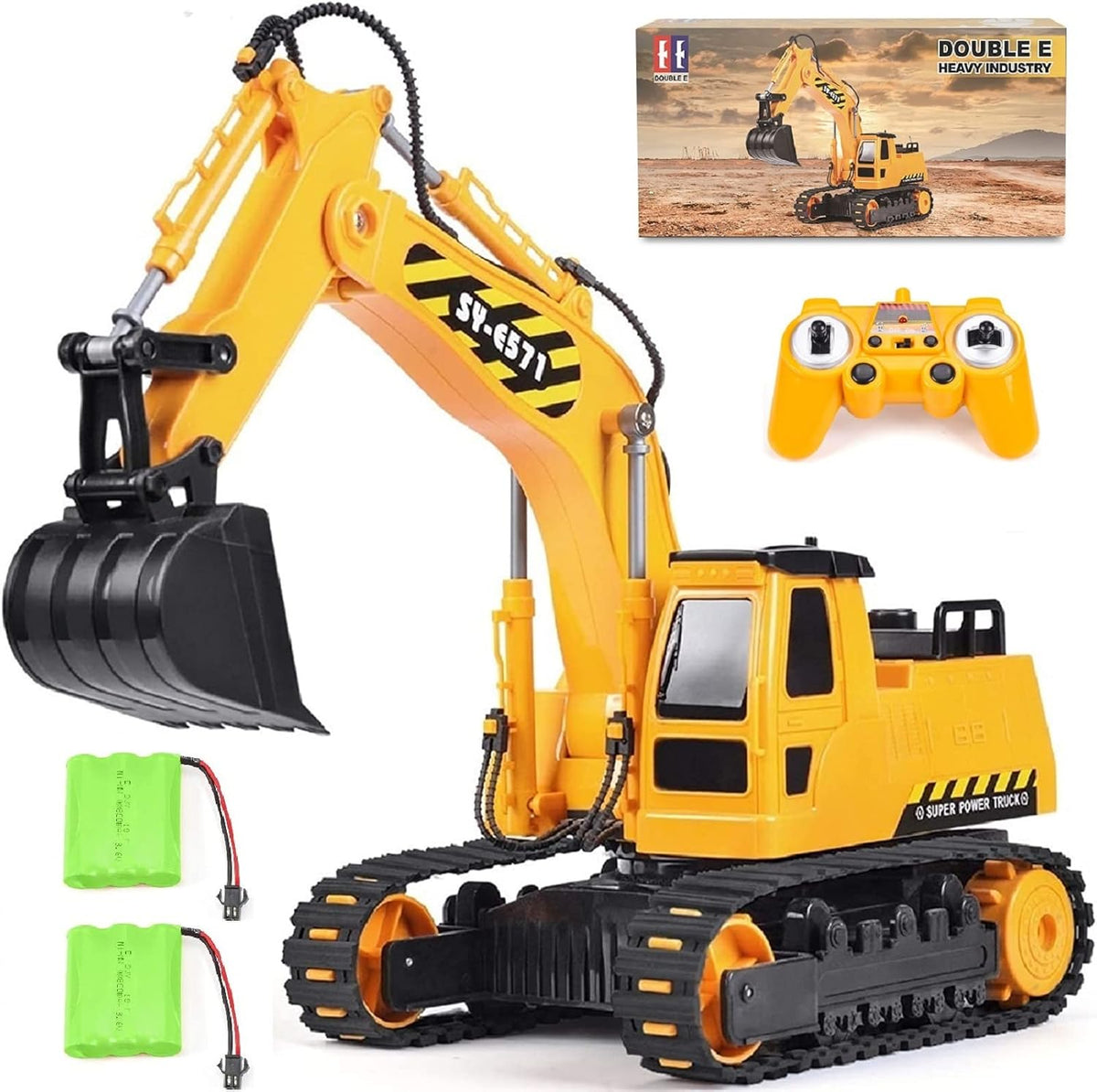 Remote Control Excavator Toy 2 Batteries A663392