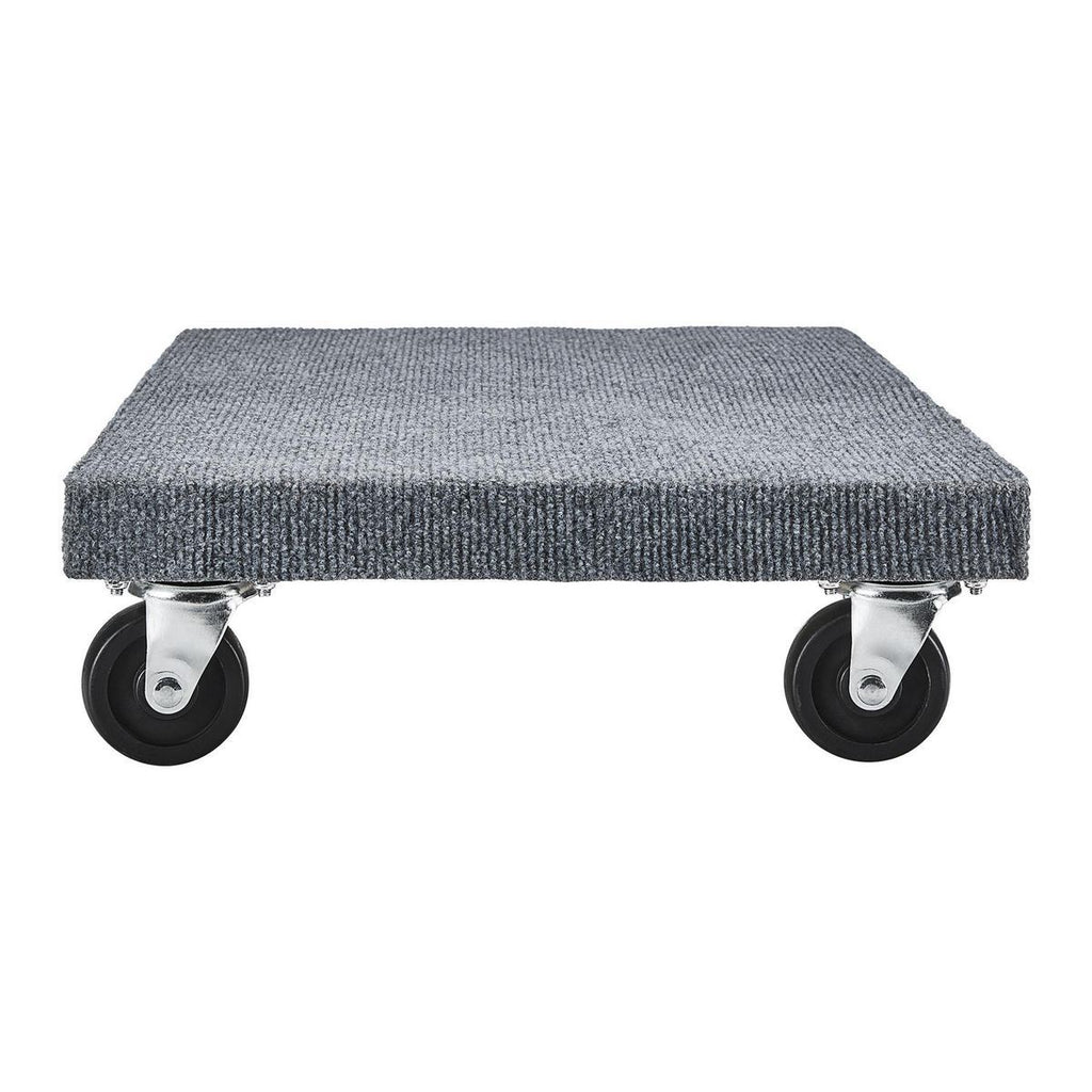 24 in. x 16 in. 1000 lb. Capacity Solid Deck Hardwood Dolly with Carpet H305