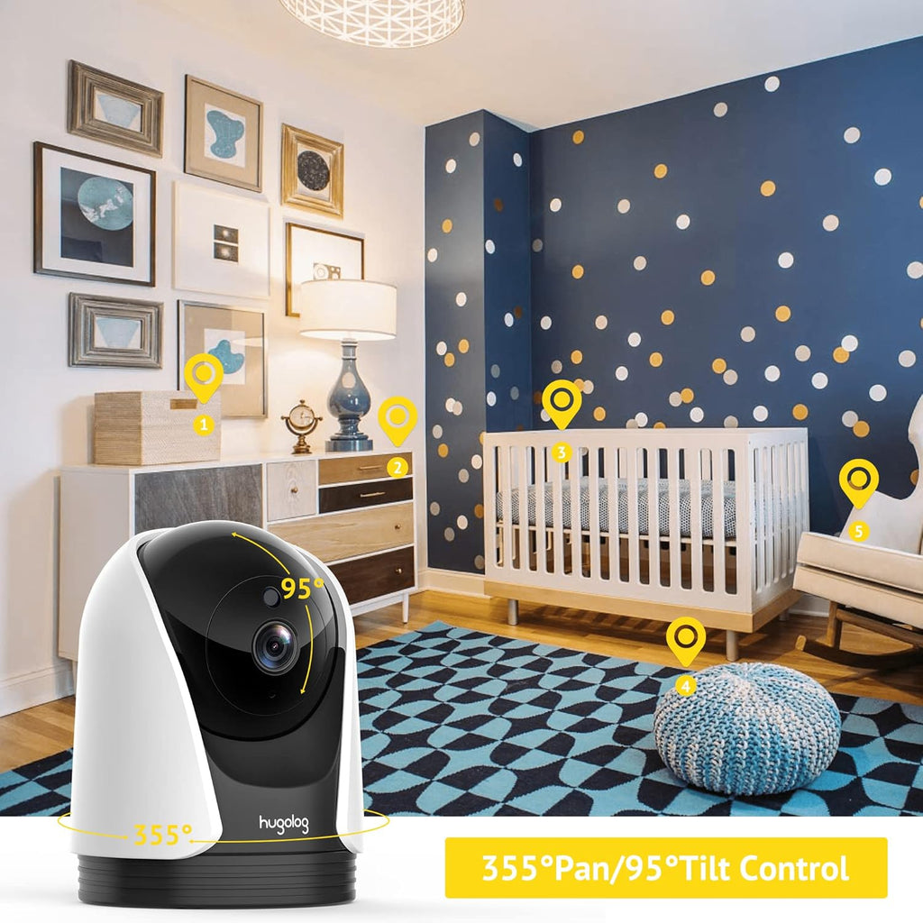 2K Indoor Wi-Fi Security Camera with Motion Detection R32639