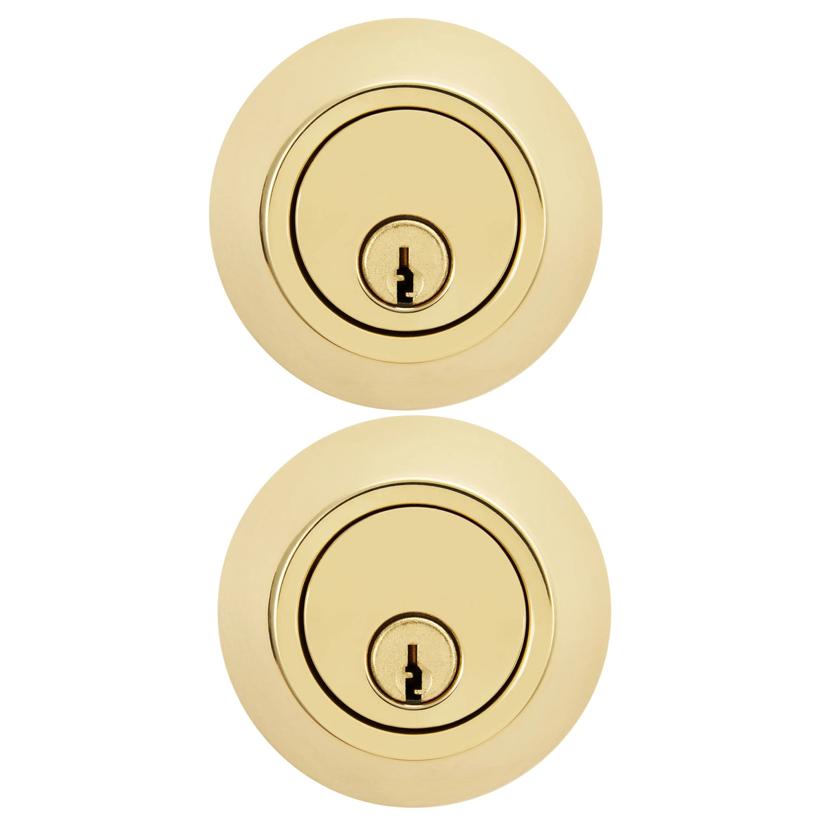 Stainless Steel Single Cylinder Deadbolt Twin Pack T27937