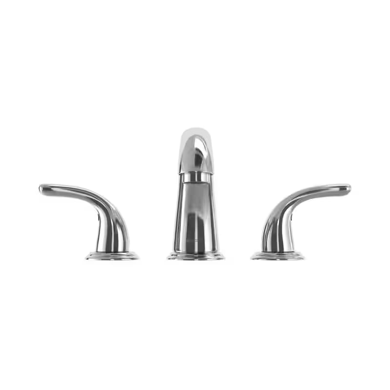 8 in. Widespread Double-Handle High-Arc Bathroom Faucet in Polished Chrome B8461
