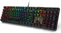 RGB LED Backlit Wired Mechanical Gaming Keyboard E68059
