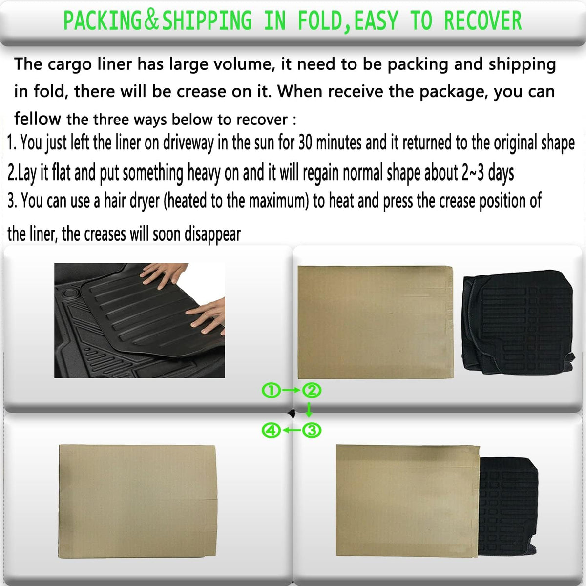 All-Weather Rear Trunk Tray Cargo Liner M832450