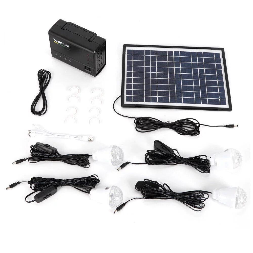 Portable Solar Power Generator Kit with Solar Panel S72846