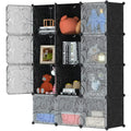 14'' x 14'' 12 Cube Storage Organizer with Doors I427