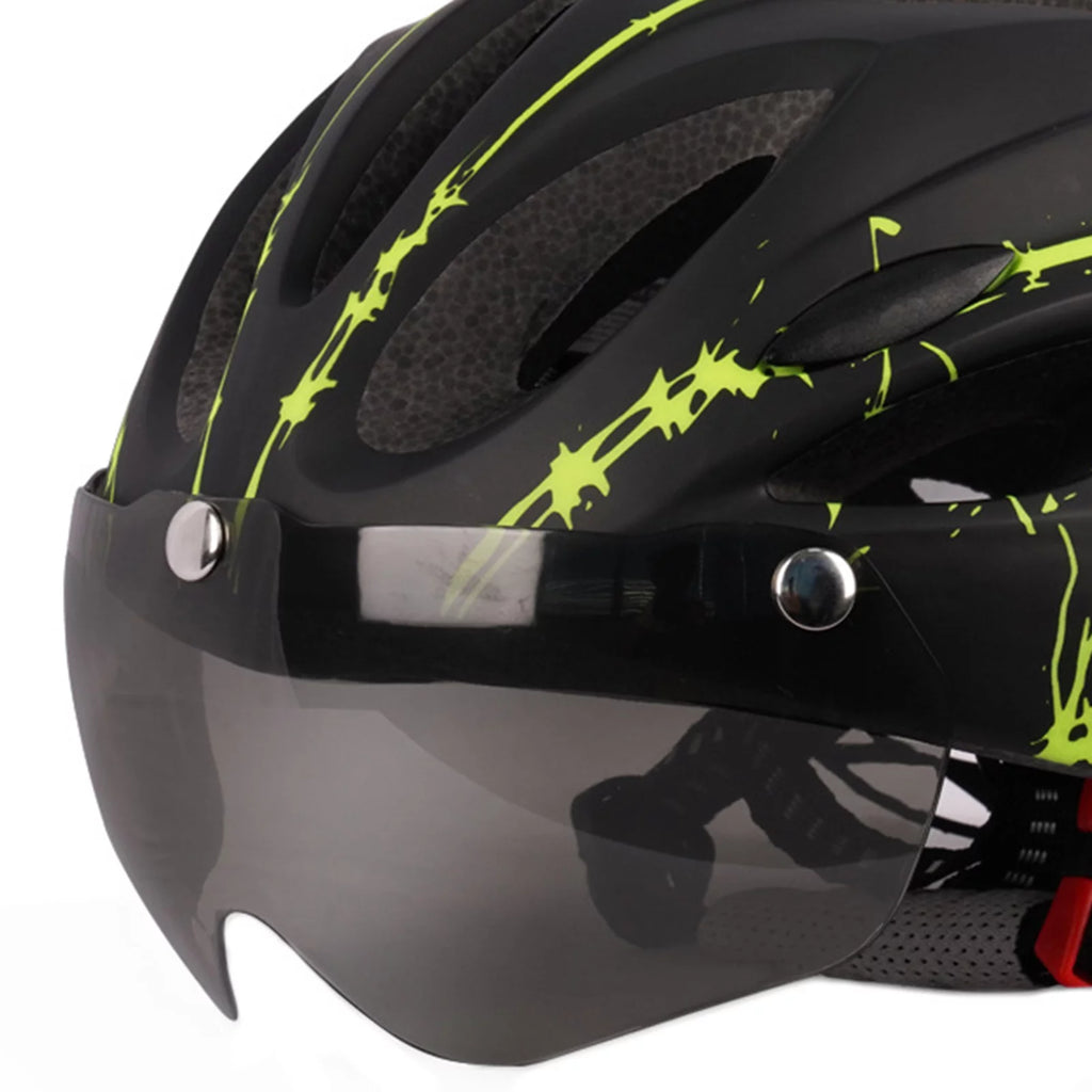 Ultralight Adjustable Cycling Helmet with Goggles G491
