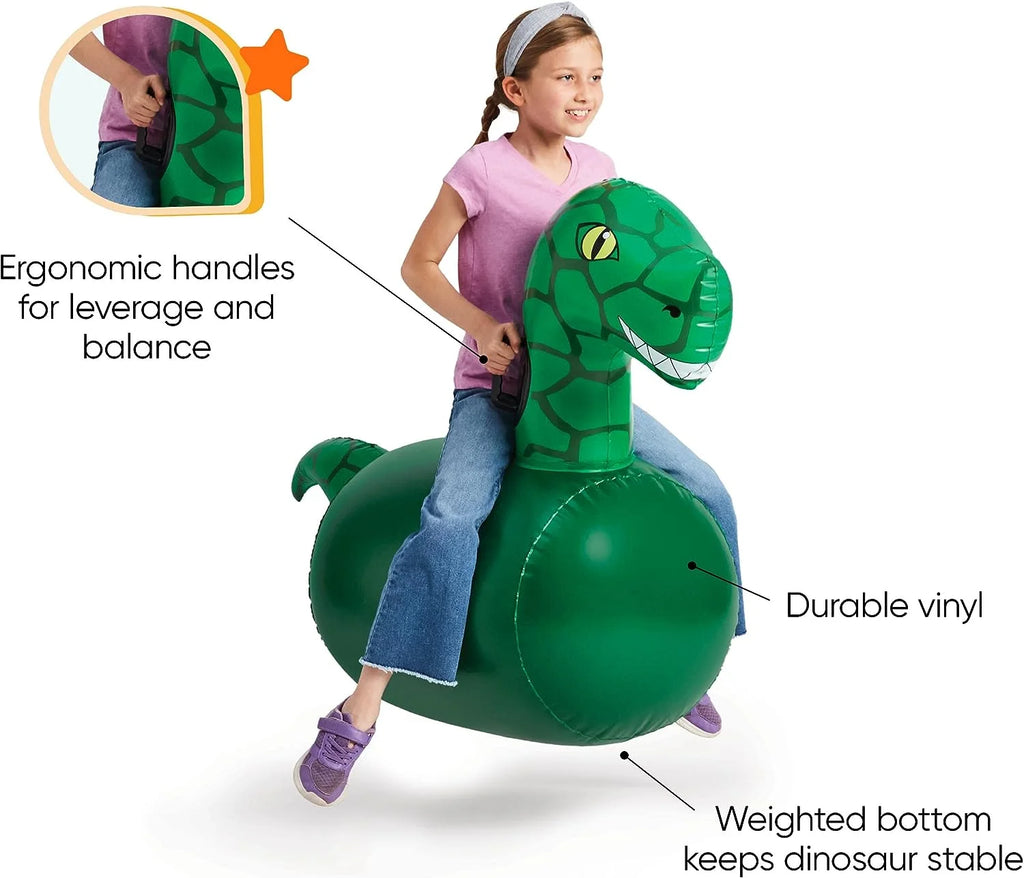 Inflatable Dinosaur Toy Bouncing Ride 2-Pack W61599