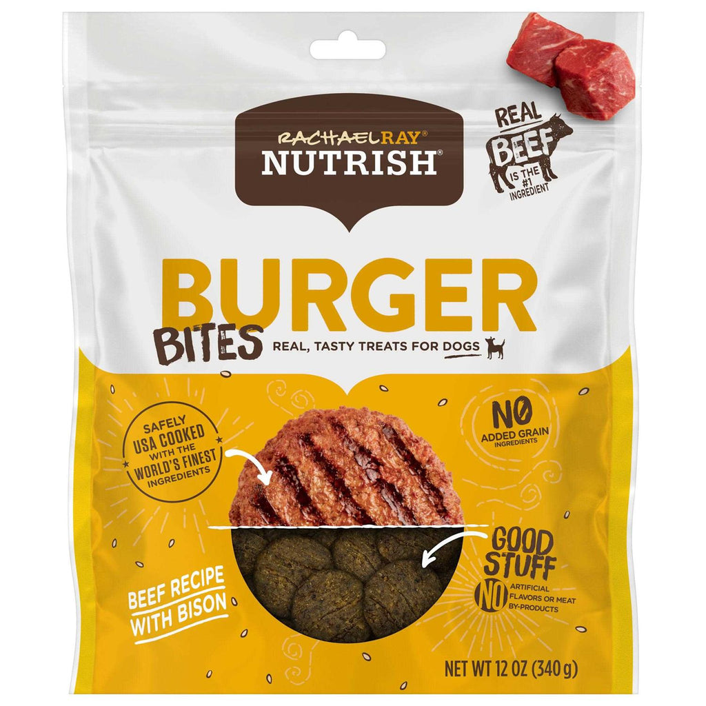 Beef & Bison Burger Bites Dog Treats W842