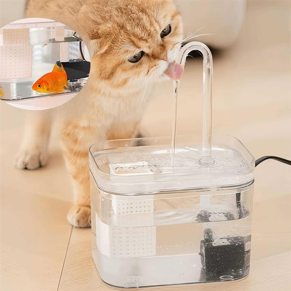 Pet Water Fountain 50oz 1.5L Automatic Water Dispenser with Filters O134