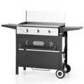 3-Burners Gas Griddle Portable Flat Table Top BBQ Grill 33,000 BTU P82171