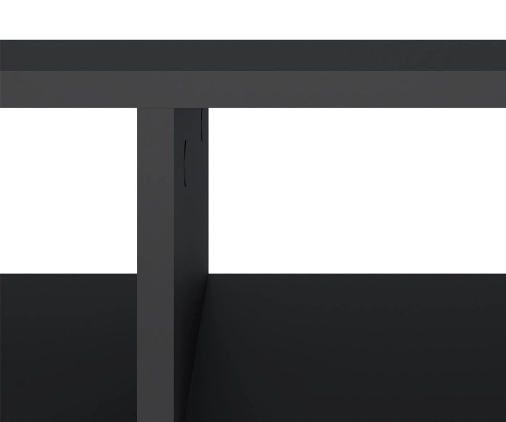 White 6 Shelf TV Stand D27262