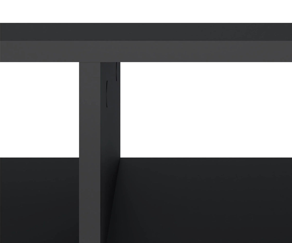 White 6 Shelf TV Stand D27262