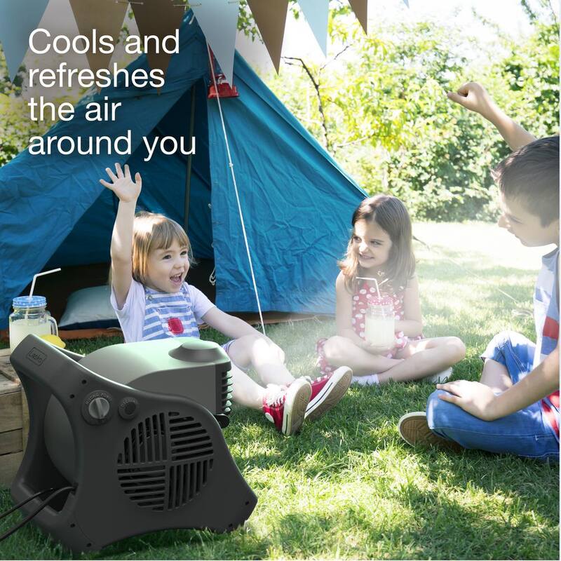 Tall Outdoor Misting Fan J4448