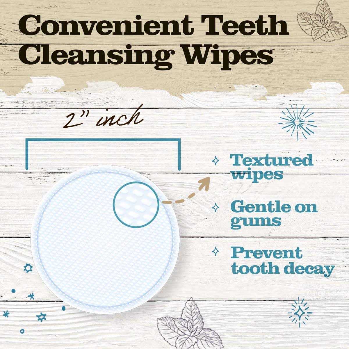 Dental Wipes for Dogs & Cats 50 Count B1646
