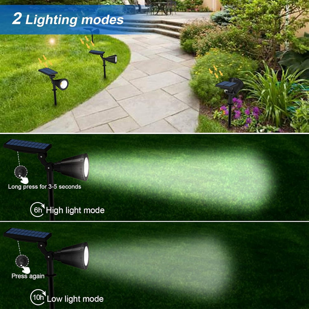 Adjustable Waterproof Solar Spot Lights 4 Pack C20344