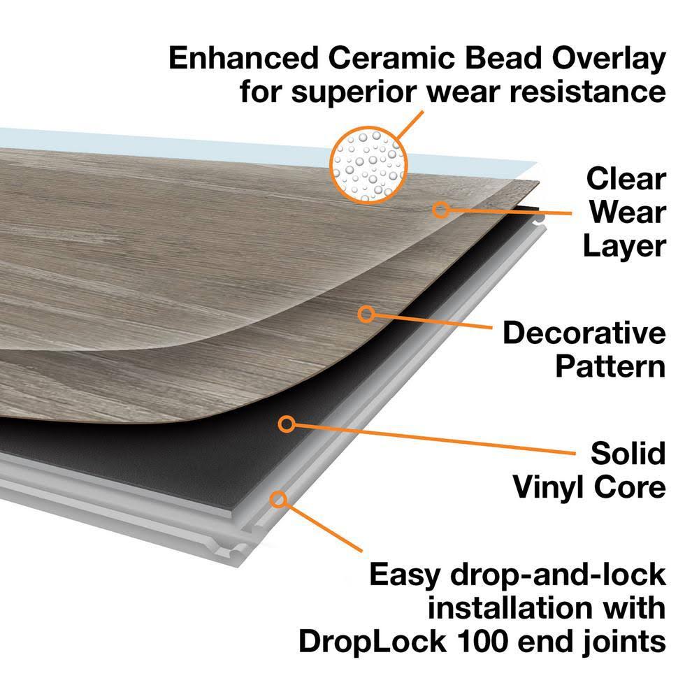 Coastal Oak Luxury Vinyl Plank Flooring V68887