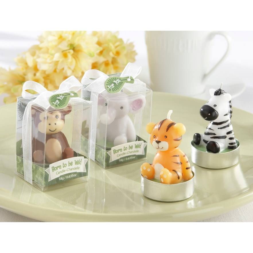 Set of 4 Animal Candles Q66373