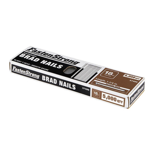 1-1/4 in. 18 GA Galvanized Brad Nails, 5000-Piece F883687