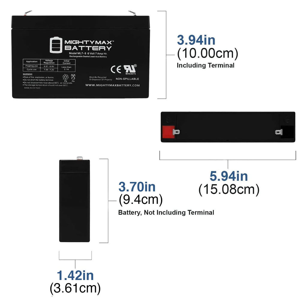 6V 7AH Battery X285656