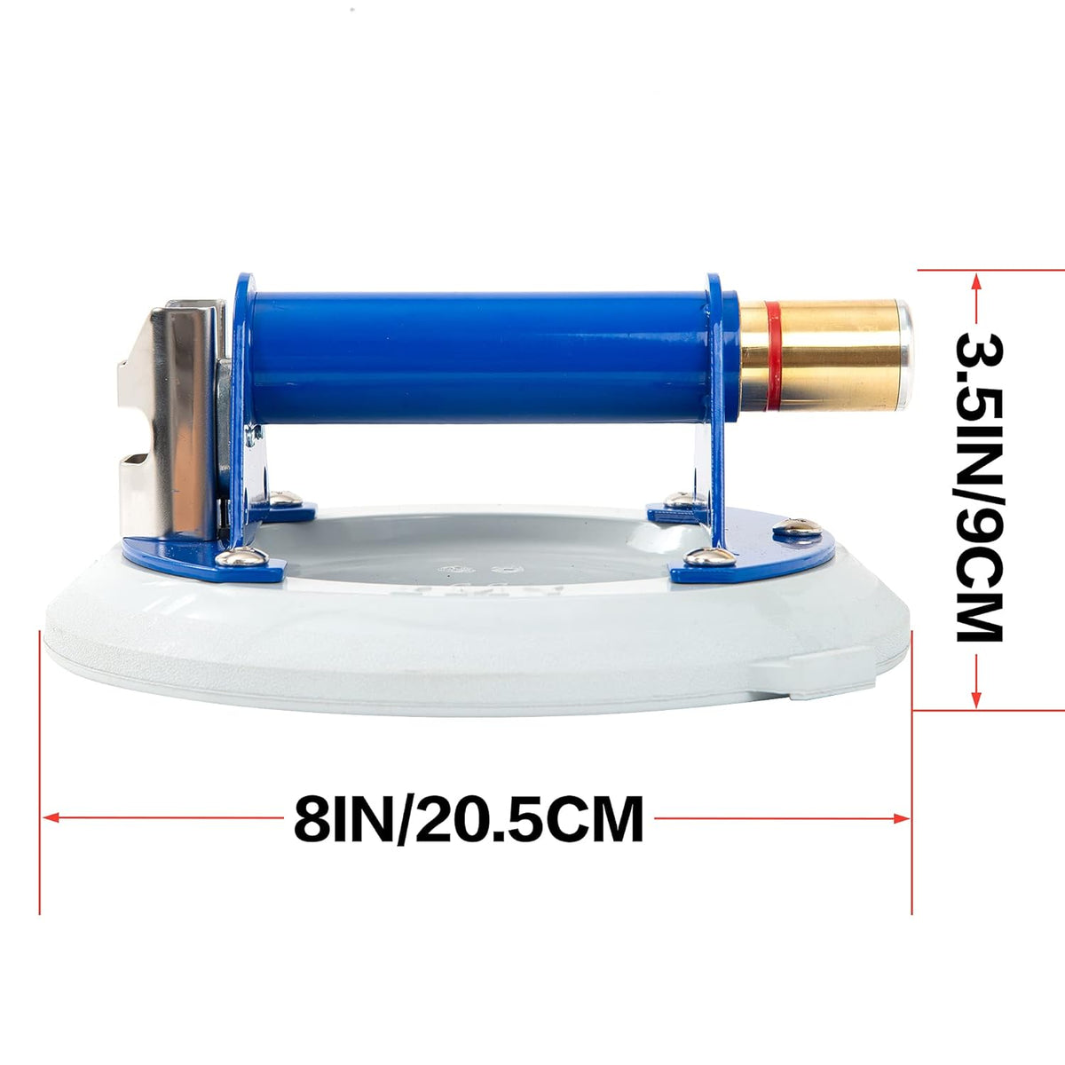 8 Glass Suction Cup with Metal Handle W534486
