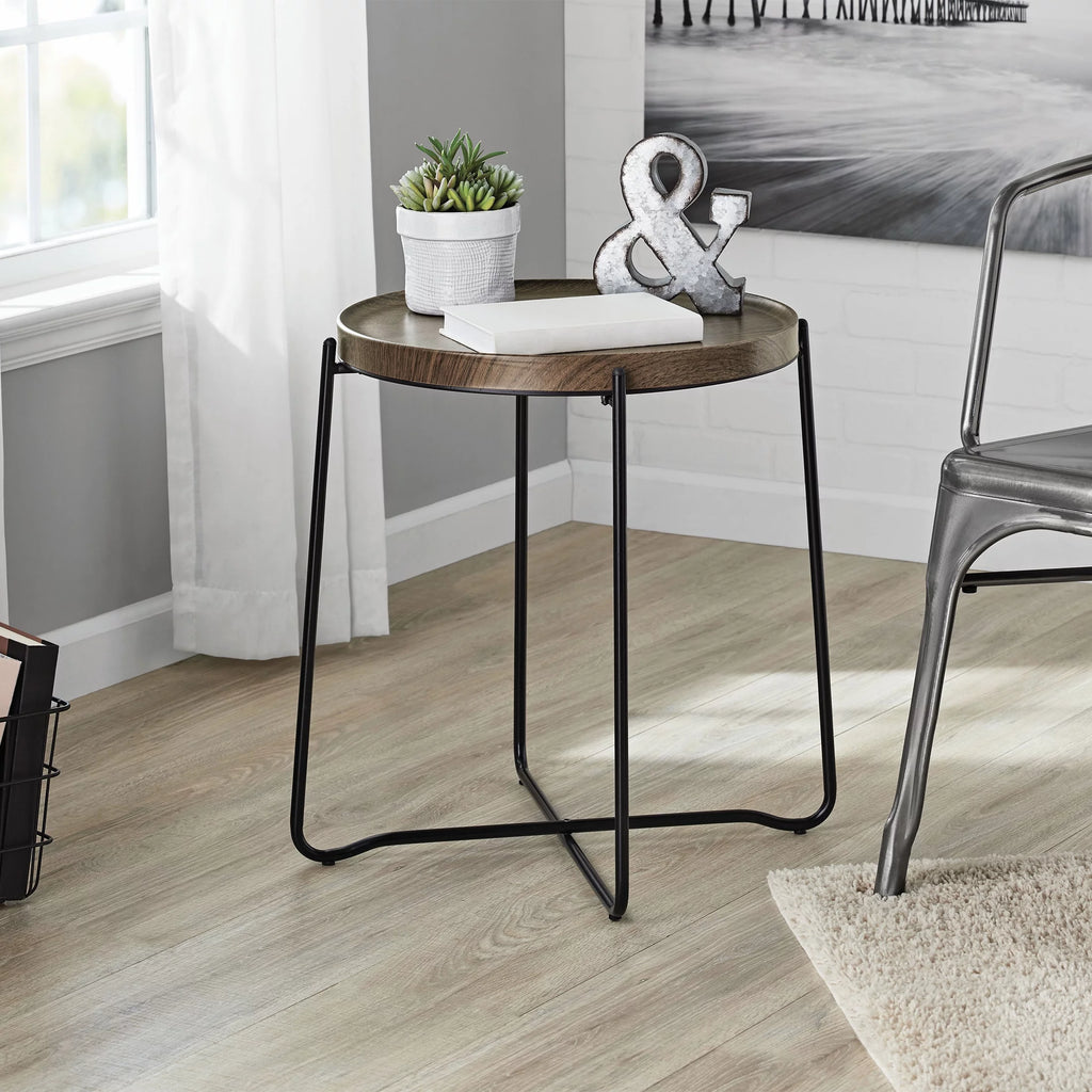 Foldable Round Side Table V916