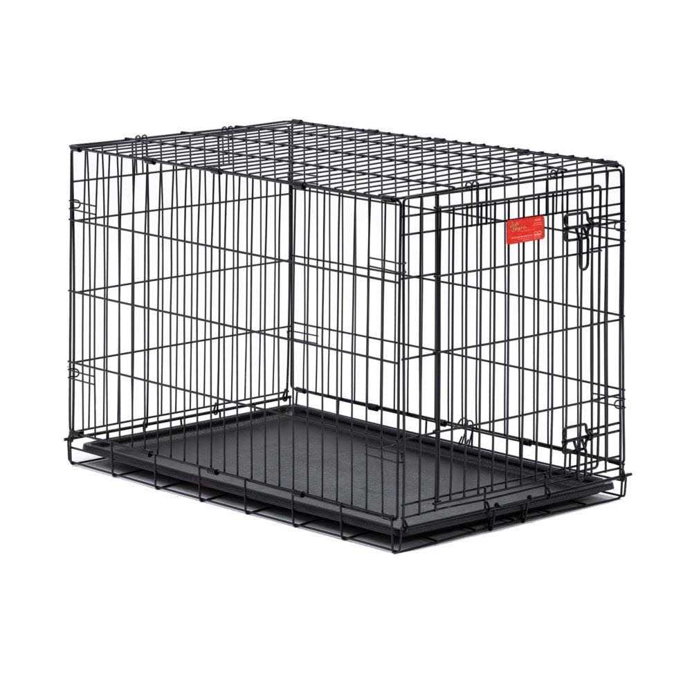 Black Single Door Dog Crate O583