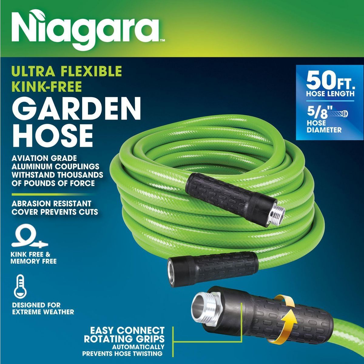 50 ft. x 5/8 in. Kink-Free Garden Hose D79977