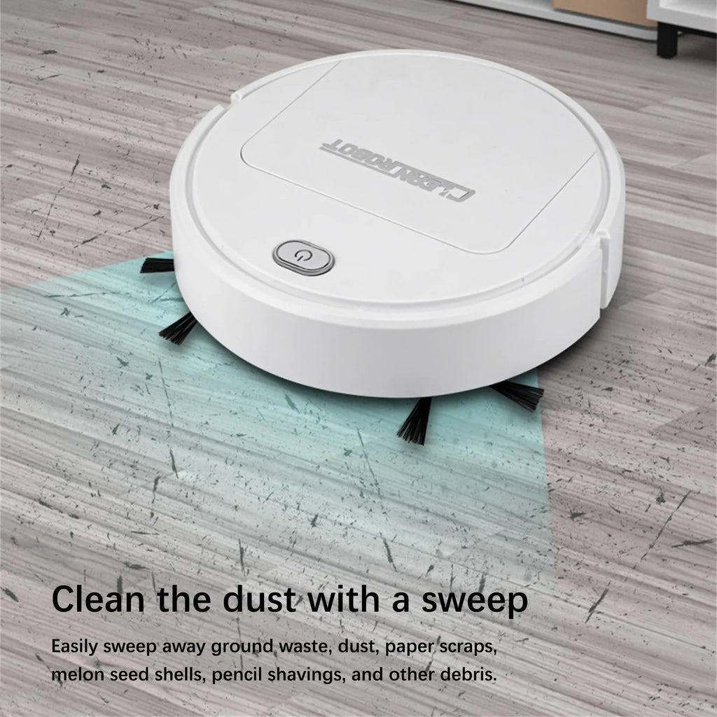 3 In 1 Robotic Cleaner with Dustbin and Brush J2459