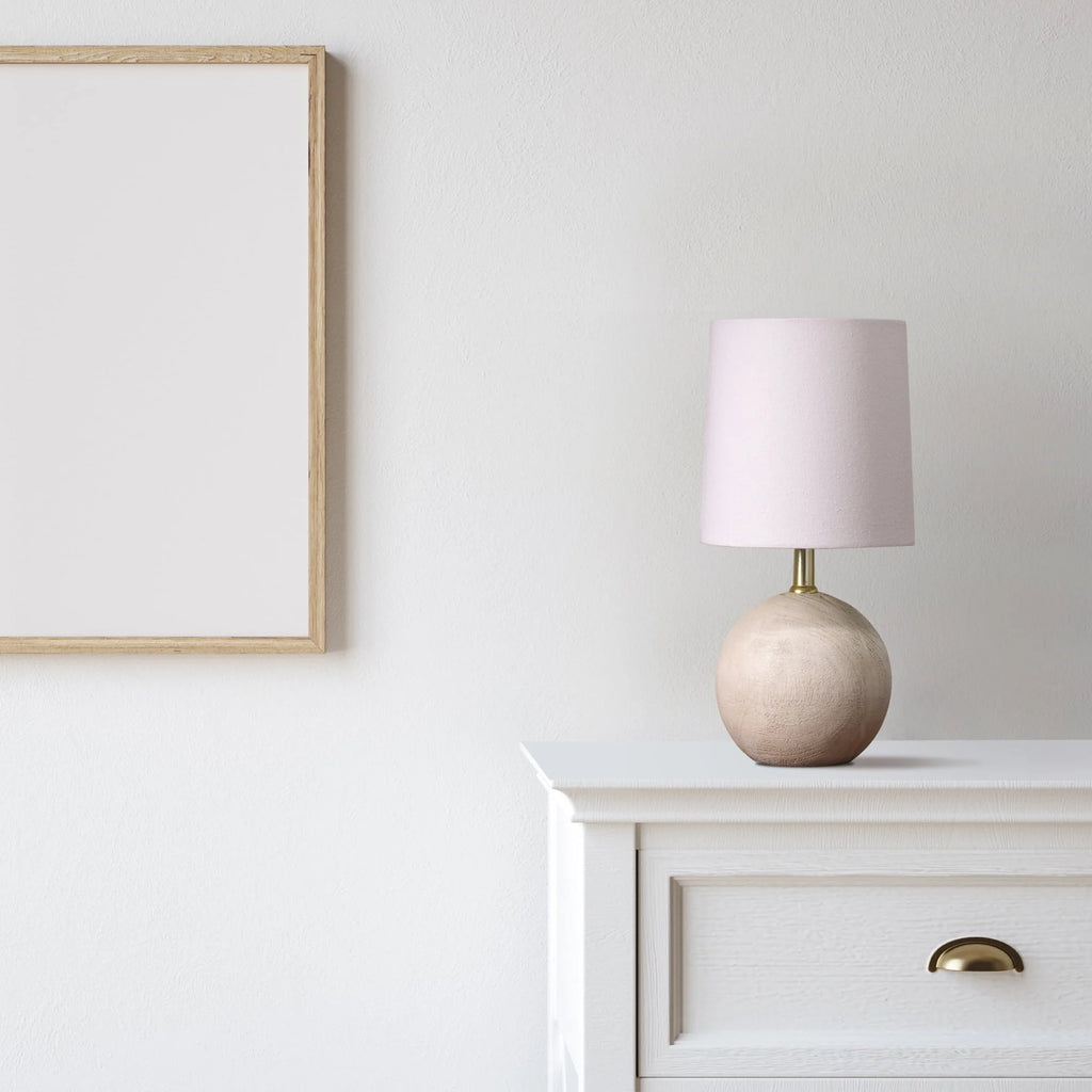 Natural Grey Resin Table Lamp H161
