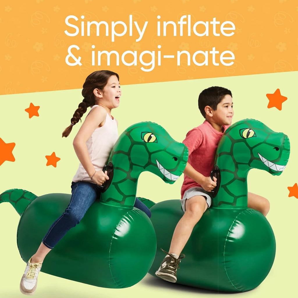 Inflatable Dinosaur Toy Bouncing Ride 2-Pack W61599
