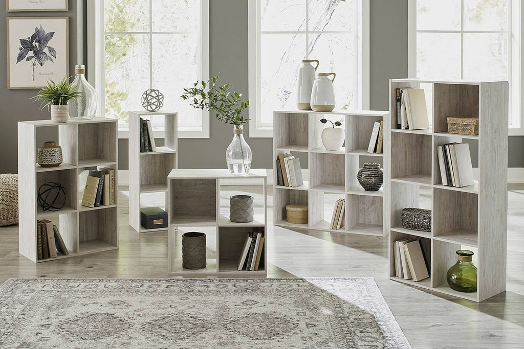 Whitewash Three Cube Organizer T327725