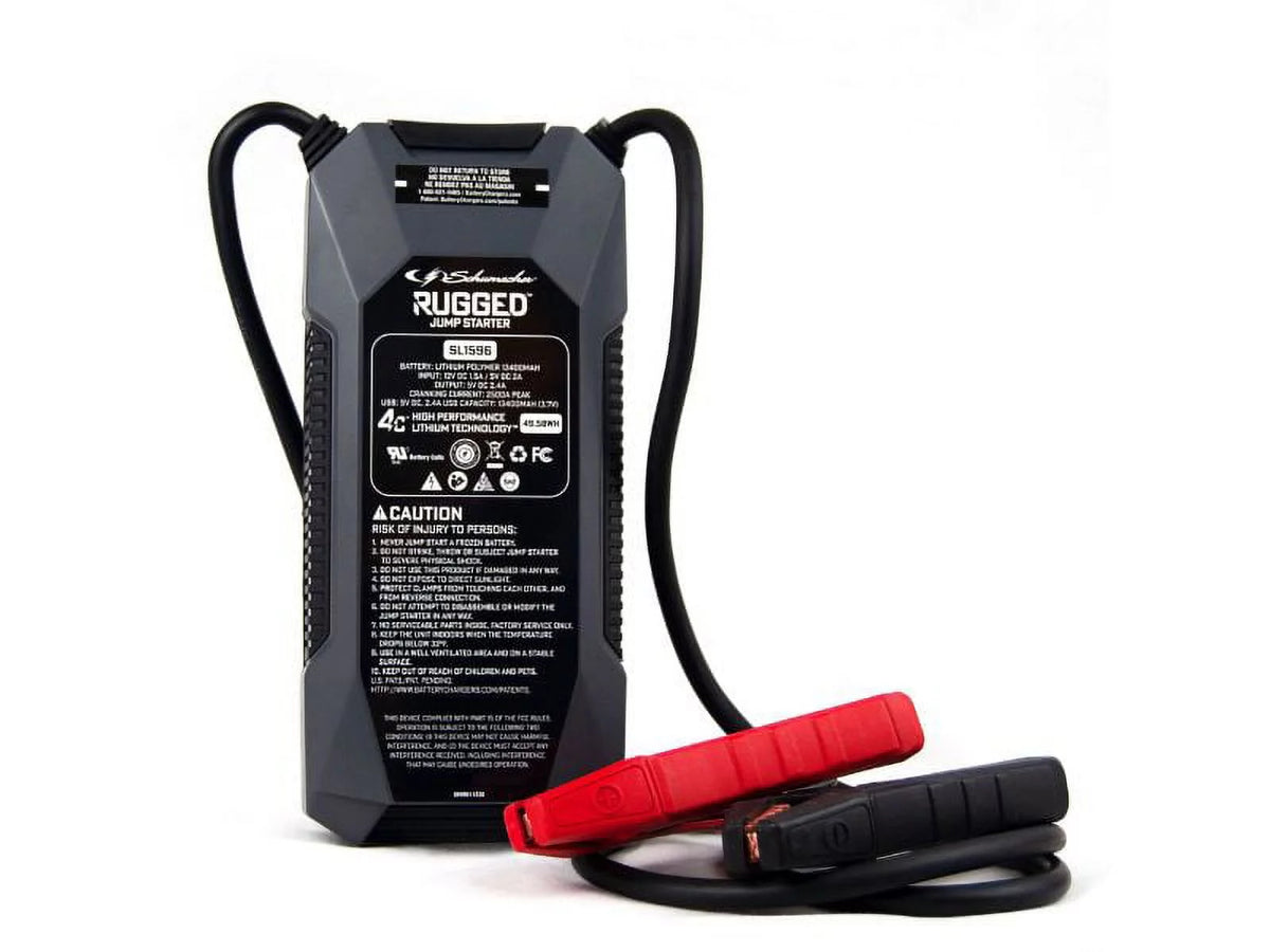 Restored Lithium Jump Starter and USB Power Pack 2500 Peak Amp 12V I922