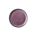 Stoneware Plate 17cm Black, Lilac S38044