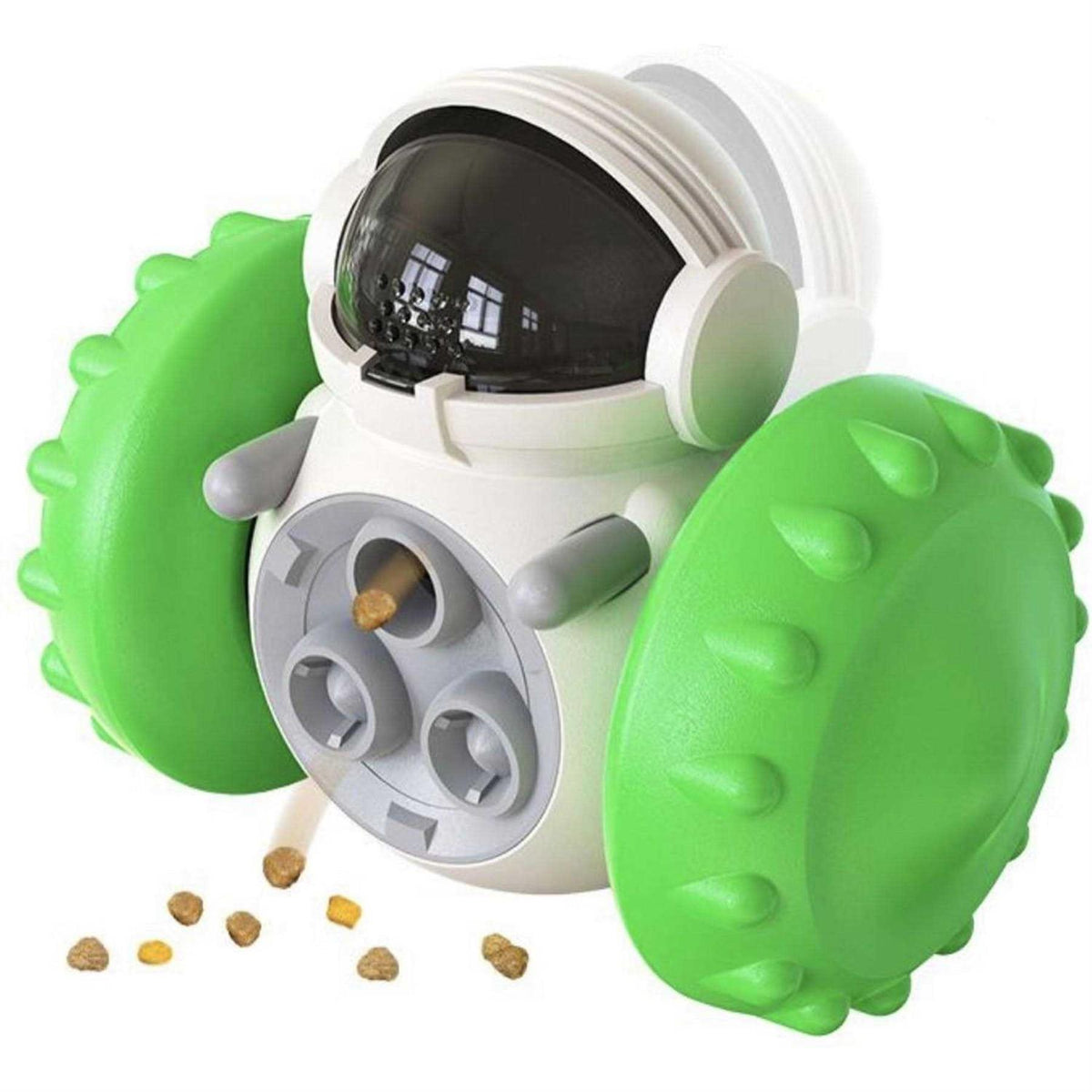 Robot Shaped Treat Dispenser Push Toy V279