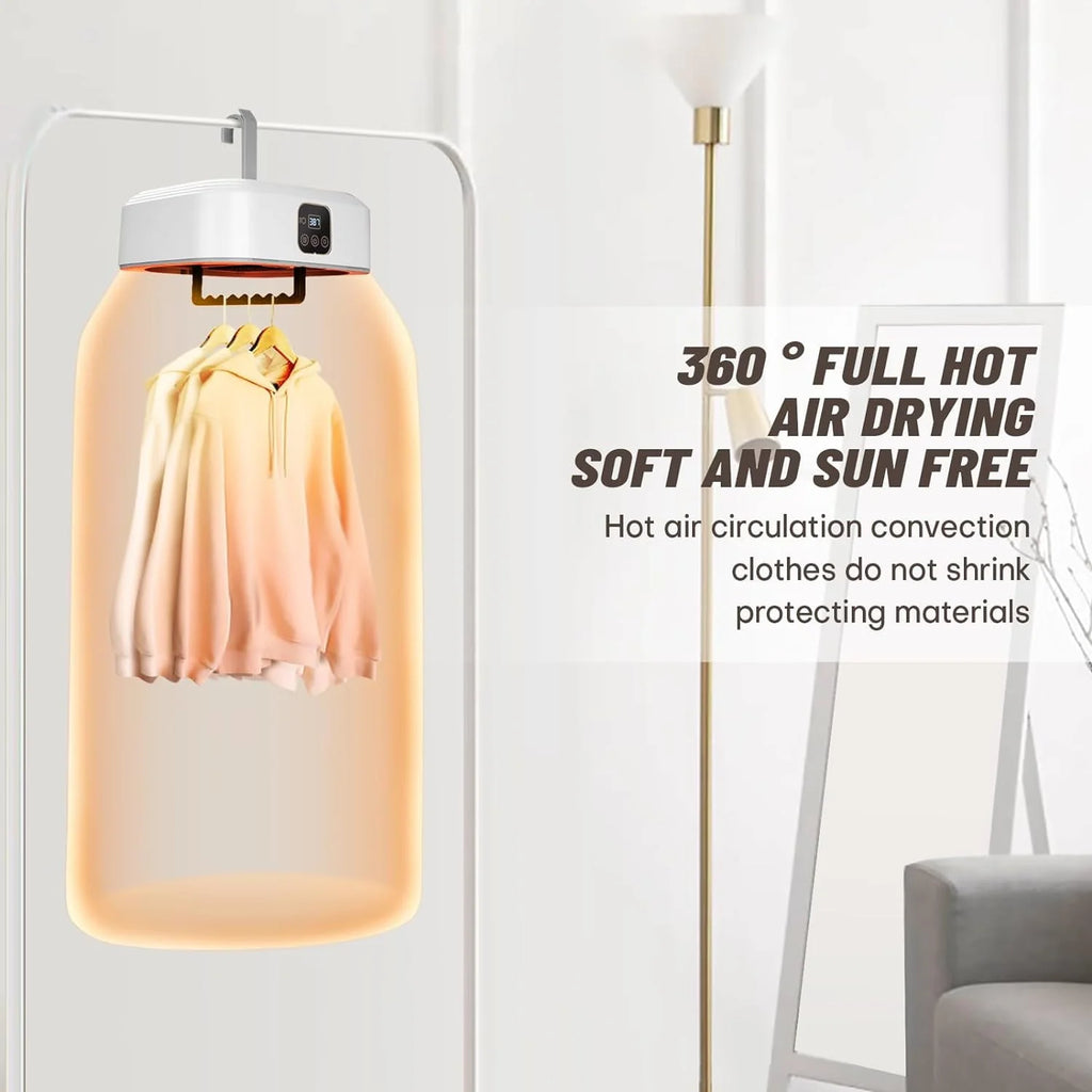 Portable Compact Clothes Dryer with Timer P698