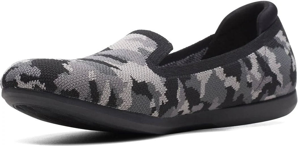 Black Camo Knit Shoes Y959