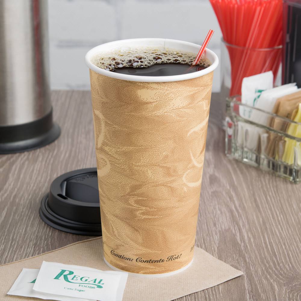 Poly Paper Hot Cups 20 oz H968531